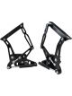 Aeroflow Billet Bonnet Hinge Kit Black For Ford Falcon XR-XY