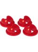 Prothane For 10-12 Chevy Camaro Front Forward Radius Arm Bushings Red