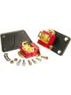 Prothane For Chevy LS1 Motor Mount Adapter Kit Red
