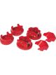 Prothane For 99+-0 Honda Civic 3 Mount Kit Red