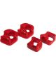 Prothane For 94-97 Honda Accord Motor Mount Inserts Red