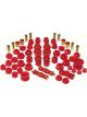 Prothane For 92-95 Honda Civic Total Kit Red