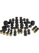 Prothane For 88-91 Honda Civic Total Kit Black