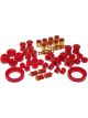 Prothane For 94-97 Honda Accord Total Kit Red
