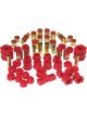 Prothane For 99-00 Honda Civic Total Kit Red