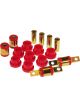 Prothane For 88-95 Honda Civic Rear Upper/Lower Control Arm Bushings Red