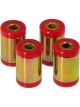 Prothane For 96-00 Honda Civic Rear Lower Control Arm Bushings Red