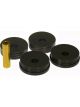 Prothane For 92-95 Honda Civic Left Motor Mount Insert Black