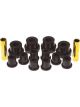 Prothane For 76-86 Jeep CJ5/CJ7 Front Spring & Shackle Bushings Blac…