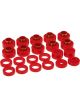 Prothane For 80-86 Jeep CJ5/CJ7 Body Mount 22 Bushing Kit Red