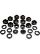 Prothane For 81-86 Jeep CJ8 Body Mount Black
