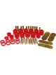Prothane For 80-86 Jeep CJ5/7 Body Mount Red