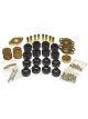 Prothane For 07-11 Jeep Wrangler JK 2DR Body Mount Kit Black