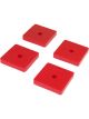 Prothane For 60+ Jaguar MKII Rear Spring Pad Kits Red