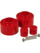 Prothane For Jeep TJ 1.5-2in Lift Coil Spring Isolator Red