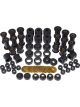 Prothane For 87-96 Jeep Wrangler Total Kit Black