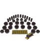 Prothane For 74-75 Jeep CJ5 Total Kit Black