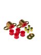 Prothane For 90-97 Mazda Miata Front Sway Bar Bushings 19mm Red