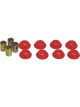 Prothane For 86-88 Mazda RX-7 Front End Link Kit Red