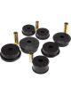 Prothane For 90-94 Mitsubishi Eclipse 4 Mount Kit Black