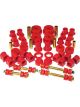 Prothane For 84-89 Nissan 300ZX Total Kit Red