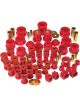 Prothane For 03-09 Nissan 350Z Total Kit Red