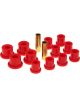 Prothane For 84-88 Toyota P/U / 4Runner 4wd Rear Shackle Bushings Red