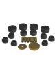 Prothane For 79-88 Toyota Truck 4wd Body Mount Kit Black