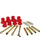 Prothane For 76-86 Jeep CJ5/7/8 Rear Shackle Bushings Red