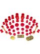 Prothane For 86-88 Toyota Truck 4wd Total Kit Red