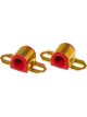 Prothane Universal Sway Bar Bushings 24mm for A Bracket Red