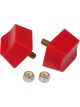 Prothane Universal Bump Stop 1X1 3/4X1 7/16 Crvd Top Red