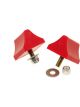 Prothane Universal Bump Stop 1-3/8 X 2 X 2-1/4 Wedge Red