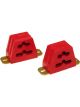 Prothane Universal Bump Stop 4 Multi-Mount Red