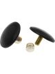 Prothane Universal Bump Stop 3/8X2 Ultra Thin Button Black