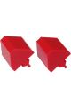 Prothane Universal Bump Stop Pull Through Style Red