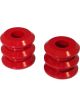 Prothane Universal Coil Spring Inserts 3.5in High Red
