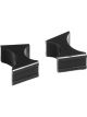 Prothane Universal Shock Reservoir Mounts 1.5/2.5 Diameter Black