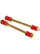 Prothane Universal End Link Set 7 3/8in Mounting Length Red