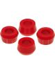 Prothane Universal Shock Bushings Large Hourglass 3/4 ID Red