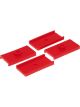 Prothane For MG Leaf Spring Pad Kit Red