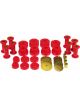 Prothane For 72-85 Dodge Truck 4wd Total Kit Red