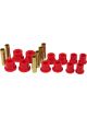 Prothane For 89-95 Ford Ranger Spring & Shackle Bushings Red
