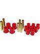Prothane For 80-97 Ford w/ Molded Shackles Spring Bushings Red