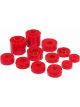Prothane For 84-88 Ford Bronco II Body Mount Kit Red