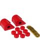 Prothane For 86-95 Ford Taurus Rear Sway Bar Bushings 20mm Red