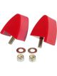 Prothane For 64-73 Ford Mustang Front Bump Stops Red