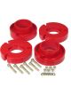 Prothane For 04+ Ford F150 Front Coil Spring 2.5in Lift Spacer Red