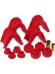 Prothane For 66-79 Ford Trucks 14-Piece Bushing Set 4deg Offset Red
