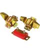 Prothane For Ford Motor & Trans Mount Kit Red